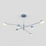 Люстра на штанге Inodesign Motvikt Blue 41.1226